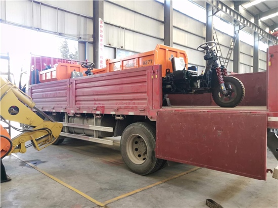 欒川合峪鎮三臺兩噸礦用電動三輪車發貨